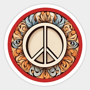 Peace in Autum Sticker